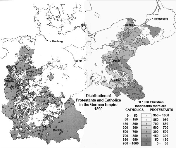 confessional distribution in Germany